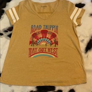 Yellow desert tee
